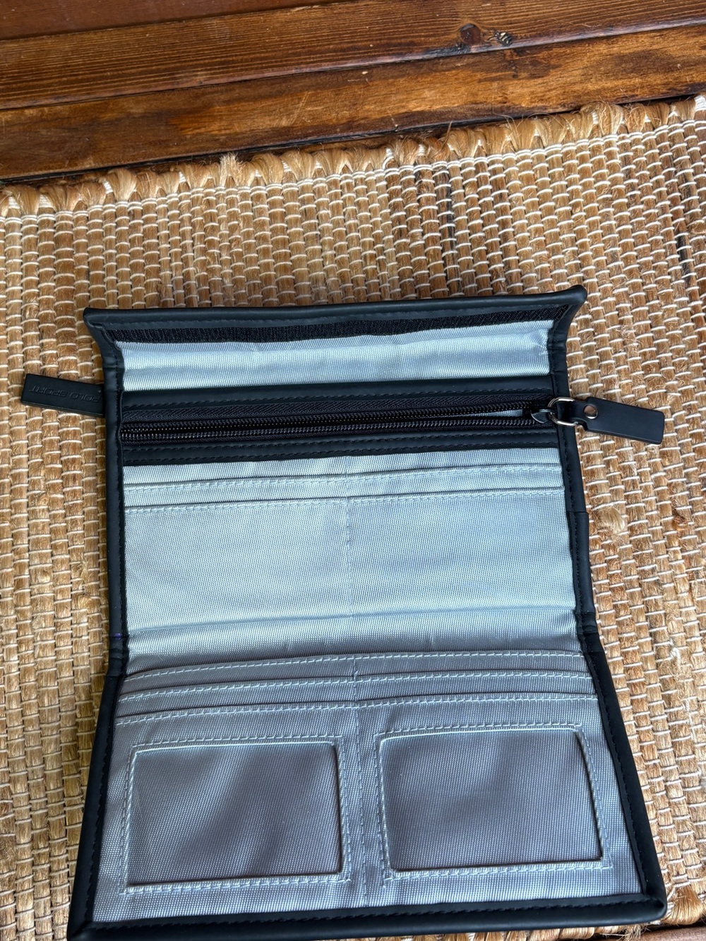 Vintage 90’s Ralph Lauren Polo Sport Wallet Silver Black - Picture 5 of 12